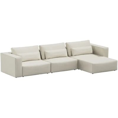 Canapé 3 places avec pouf Sit Sit Ripose Beige - Publicité Canapé 3 places avec pouf Sit Sit Ripose Beige - Publicité