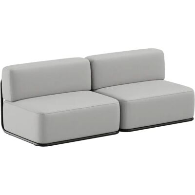 Canapé 2 places Sit Sit Straw Gris - Publicité Canapé 2 places Sit Sit Straw Gris - Publicité