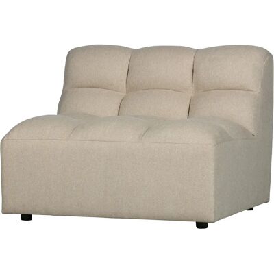 Fauteuil de salon Woood Pepper Beige - Publicité Fauteuil de salon Woood Pepper Beige - Publicité