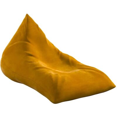 Tipi Pufo Jaune - Miel et Orange - Taille: 85 x 140 x 100 cm - Salon relax - Publicité Tipi Pufo Jaune - Miel et Orange - Taille: 85 x 140 x 100 cm - Salon relax - Publicité