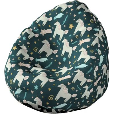 Pouf Yellow Tipi Bowli Magic Collection Bleu - Publicité Pouf Yellow Tipi Bowli Magic Collection Bleu - Publicité