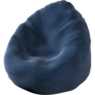 Pouf Yellow Tipi Bowli Posh Velvet Bleu - Publicité Pouf Yellow Tipi Bowli Posh Velvet Bleu - Publicité
