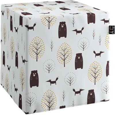 Pouf Yellow Tipi Nano cube Blanc - Publicité Pouf Yellow Tipi Nano cube Blanc - Publicité