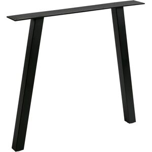 Pied de table en métal Woood Noir - Publicité Pied de table en métal Woood Noir - Publicité