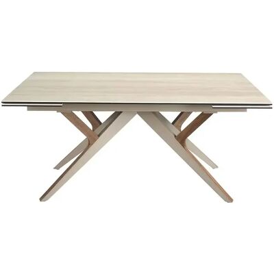Table de salle à manger rectangulaire Angel Cerdà Beige - Publicité Table de salle à manger rectangulaire Angel Cerdà Beige - Publicité