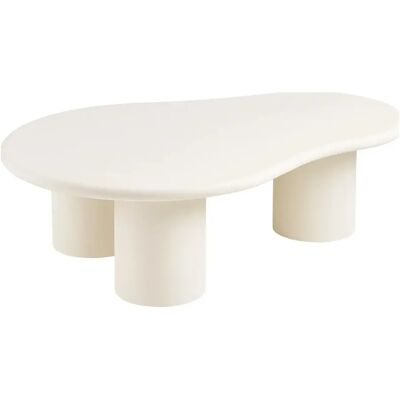 Table de canapé Palmera House Nordic aspect ciment - Sofabord - Publicité Table de canapé Palmera House Nordic aspect ciment - Sofabord - Publicité