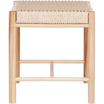 Tabouret Abano House Nordic - Poplar avec Assise en Osier - Décoration Maison - Publicité Tabouret Abano House Nordic - Poplar avec Assise en Osier - Décoration Maison - Publicité