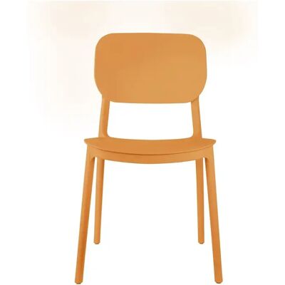 Leitmotiv - Cheer - Ocre - Polypropylene - Chaise - Publicité Leitmotiv - Cheer - Ocre - Polypropylene - Chaise - Publicité