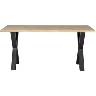 Table en chêne Alkmaar - Naturel - 75x180x90 cm - Publicité Table en chêne Alkmaar - Naturel - 75x180x90 cm - Publicité