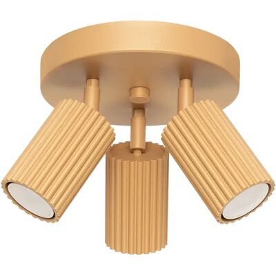 Sollux Lighting Karbon Spot encastré au plafond - Moderne Minimaliste Or - Publicité Sollux Lighting Karbon Spot encastré au plafond - Moderne Minimaliste Or - Publicité