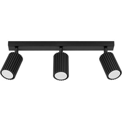 Sollux Lighting Karbon Barre de Projecteurs Minimaliste 3 Lumières Noir - Barre de Projecteurs - Publicité Sollux Lighting Karbon Barre de Projecteurs Minimaliste 3 Lumières Noir - Barre de Projecteurs - Publicité