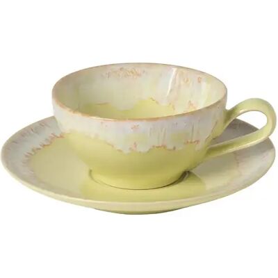 Tasse à Thé et Soucoupe Casafina by CN Taormina Jaune - Publicité Tasse à Thé et Soucoupe Casafina by CN Taormina Jaune - Publicité