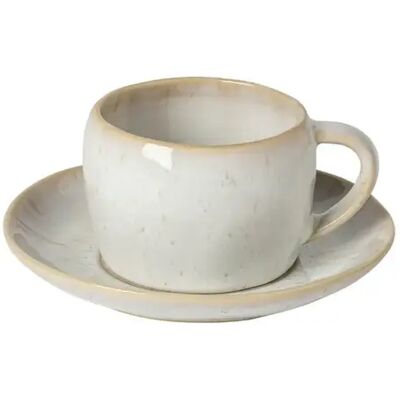 Tasse à thé et soucoupe Casafina Eivissa (x6) Blanc - Publicité Tasse à thé et soucoupe Casafina Eivissa (x6) Blanc - Publicité