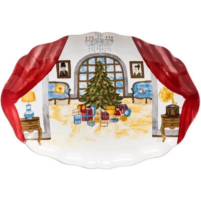 Assiette ovale Casafina by CN The Nutcracker Blanc - Publicité Assiette ovale Casafina by CN The Nutcracker Blanc - Publicité