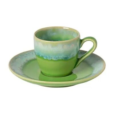 Tasse à café et soucoupe Casafina by CN (x6) Vert - Publicité Tasse à café et soucoupe Casafina by CN (x6) Vert - Publicité