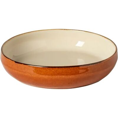 Assiette creuse en poterie Casafina Beige - Publicité Assiette creuse en poterie Casafina Beige - Publicité