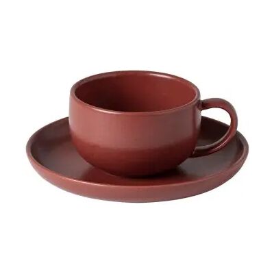 Tasse à thé et soucoupe Casafina Pacifica (x6) Rouge - Publicité Tasse à thé et soucoupe Casafina Pacifica (x6) Rouge - Publicité