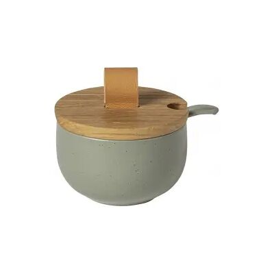 Sucrier avec couvercle en bois et cuillère Casafina Pacifica Vert - Publicité Sucrier avec couvercle en bois et cuillère Casafina Pacifica Vert - Publicité