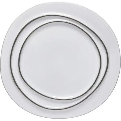 Assiette ronde Costa Nova (x6) Gris - Publicité Assiette ronde Costa Nova (x6) Gris - Publicité