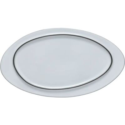 Assiette ovale Costa Nova (x6) Blanc - Publicité Assiette ovale Costa Nova (x6) Blanc - Publicité
