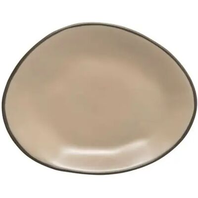 Assiette ovale Costa Nova Stacked Organic (x6) Marron - Publicité Assiette ovale Costa Nova Stacked Organic (x6) Marron - Publicité