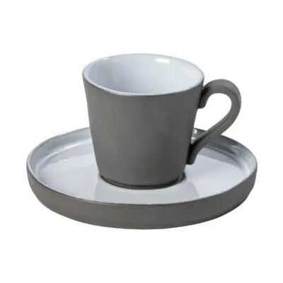 Tasse à café avec soucoupe Costa Nova Lagoa Ecogres (x6) Blanc - Publicité Tasse à café avec soucoupe Costa Nova Lagoa Ecogres (x6) Blanc - Publicité