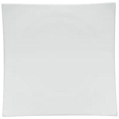 Assiette carré en porcelaine Costa Nova (x12) Blanc - Publicité Assiette carré en porcelaine Costa Nova (x12) Blanc - Publicité