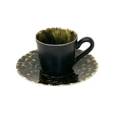 Tasse à café avec soucoupe Costa Nova Riviera (x6) Vert - Publicité Tasse à café avec soucoupe Costa Nova Riviera (x6) Vert - Publicité