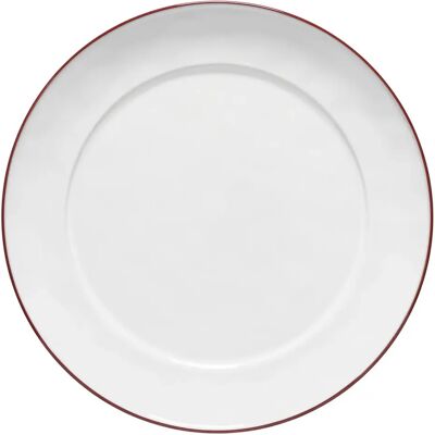 Plat Rond Costa Nova Cristal Blanc - Publicité Plat Rond Costa Nova Cristal Blanc - Publicité
