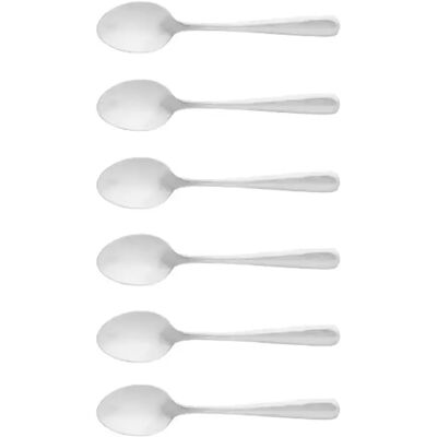 Cuillère à café Costa Nova (x6) Blanc - Publicité Cuillère à café Costa Nova (x6) Blanc - Publicité