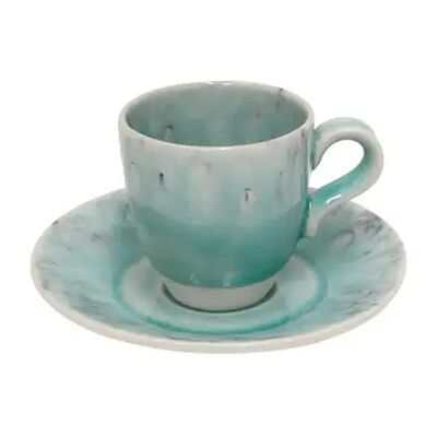 Tasse à café avec soucoupe Costa Nova Madeira (x6) Bleu - Publicité Tasse à café avec soucoupe Costa Nova Madeira (x6) Bleu - Publicité