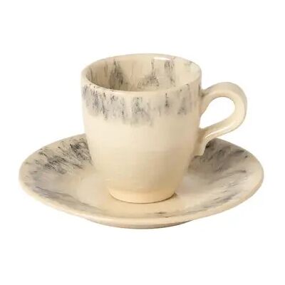 Tasse à café et soucoupe Costa Nova (x6) Beige - Publicité Tasse à café et soucoupe Costa Nova (x6) Beige - Publicité