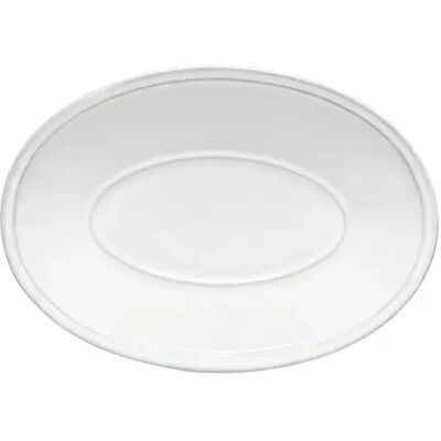 Assiette ovale Costa Nova Friso (x2) Blanc - Publicité Assiette ovale Costa Nova Friso (x2) Blanc - Publicité