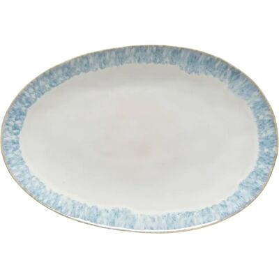 Assiette ovale Costa Nova Bleu - Publicité Assiette ovale Costa Nova Bleu - Publicité