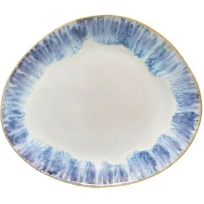 Assiette à dîner ovale Costa Nova Brisa (x6) Bleu - Publicité Assiette à dîner ovale Costa Nova Brisa (x6) Bleu - Publicité