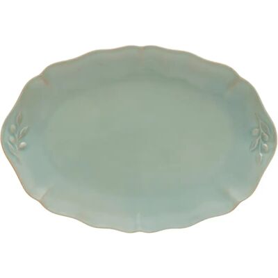 Assiette ovale Costa Nova Turquoise - Publicité Assiette ovale Costa Nova Turquoise - Publicité