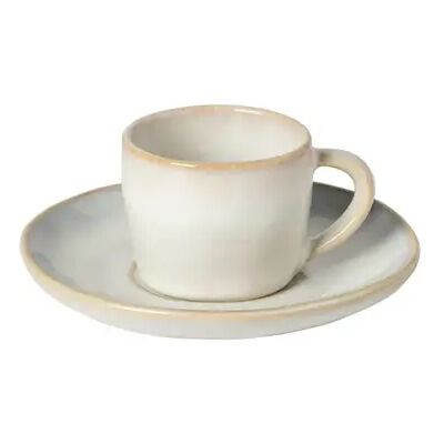 Tasse à café avec soucoupe Costa Nova Brisa (x6) Blanc - Publicité Tasse à café avec soucoupe Costa Nova Brisa (x6) Blanc - Publicité