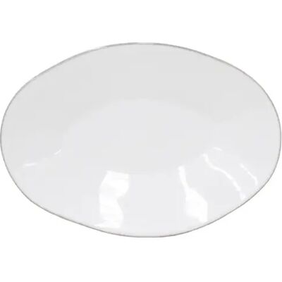 Assiette ovale Costa Nova (x6) Blanc - Publicité Assiette ovale Costa Nova (x6) Blanc - Publicité