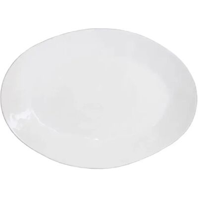 Assiette ovale Costa Nova Aparte Blanc - Publicité Assiette ovale Costa Nova Aparte Blanc - Publicité