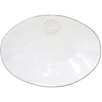 Assiette ovale Costa Nova (x2) Blanc - Publicité Assiette ovale Costa Nova (x2) Blanc - Publicité