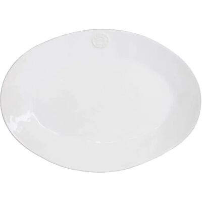Assiette ovale Costa Nova 50 Blanc - Publicité Assiette ovale Costa Nova 50 Blanc - Publicité