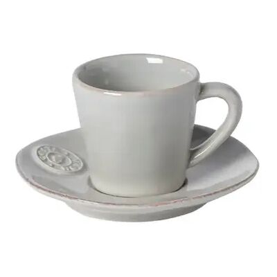Tasse à café avec soucoupe Costa Nova Nova (x6) Gris - Publicité Tasse à café avec soucoupe Costa Nova Nova (x6) Gris - Publicité