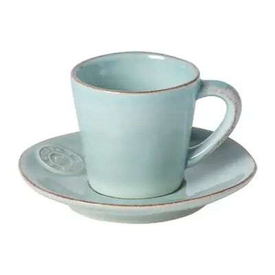 Tasse à café avec soucoupe Costa Nova Nova (x6) Turquoise - Publicité Tasse à café avec soucoupe Costa Nova Nova (x6) Turquoise - Publicité