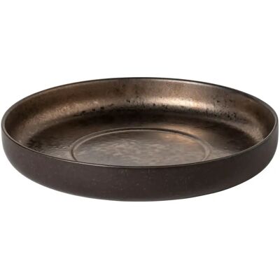 Assiette creuse ronde Costa Nova (x6) Marron - Publicité Assiette creuse ronde Costa Nova (x6) Marron - Publicité