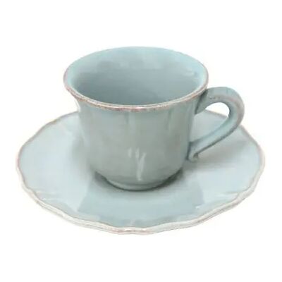 Tasse à café avec soucoupe Costa Nova Alentejo (x6) Bleu - Publicité Tasse à café avec soucoupe Costa Nova Alentejo (x6) Bleu - Publicité