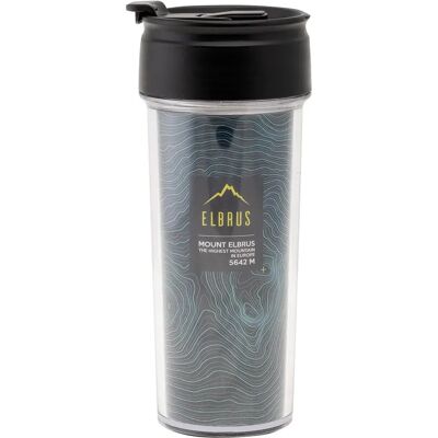 Mug Elbrus Dakos Noir - Publicité Mug Elbrus Dakos Noir - Publicité