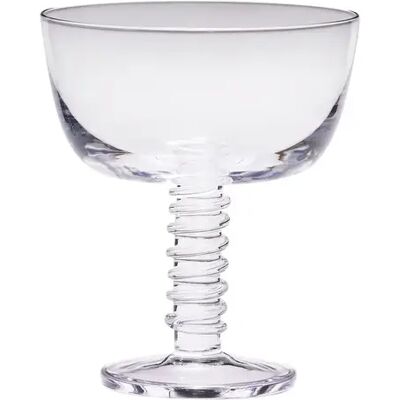 Verre à champagne Hubsch Interior Clink Blanc - Publicité Verre à champagne Hubsch Interior Clink Blanc - Publicité