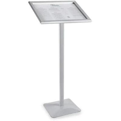 Pupitre porte-menu aluminium Lacor Gris - Publicité Pupitre porte-menu aluminium Lacor Gris - Publicité
