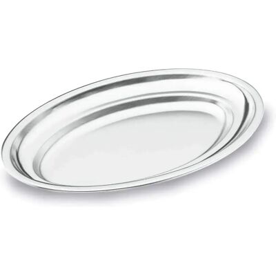 Plat ovale Lacor 30 cm Argenté - Publicité Plat ovale Lacor 30 cm Argenté - Publicité