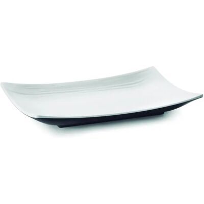 Plat rectangulaire en mélamine Lacor Fuji Blanc - Publicité Plat rectangulaire en mélamine Lacor Fuji Blanc - Publicité